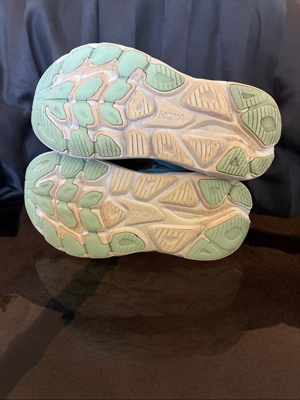 HOKA CLIFTON 10 SKYWARD BLUE. WOMENS SIZE 7 - Picture 7 of 13
